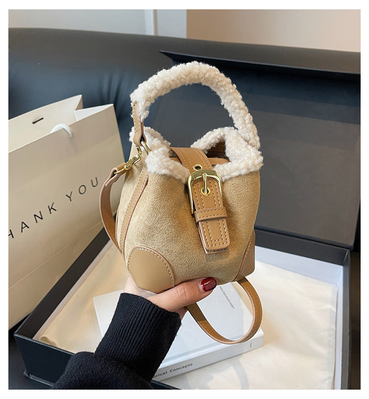 Crossbody Bags Women Shoulder Bag Casual Retro Plush Bag Versatile Plush Designer Bags Purse And Handbags Female Bags - Abysaz Kollectionz