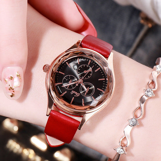 Casual Women's Student Quartz Calendar Wrist Watch Abysaz Kollectionz