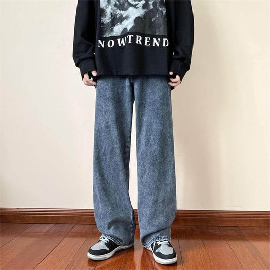 Distressed Straight Jeans For Men Abysaz Kollectionz