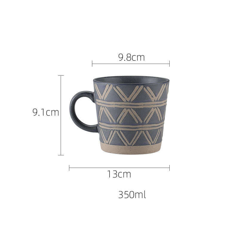Stoneware Mug Coffee Cup Couple Water Cup Abysaz Kollectionz