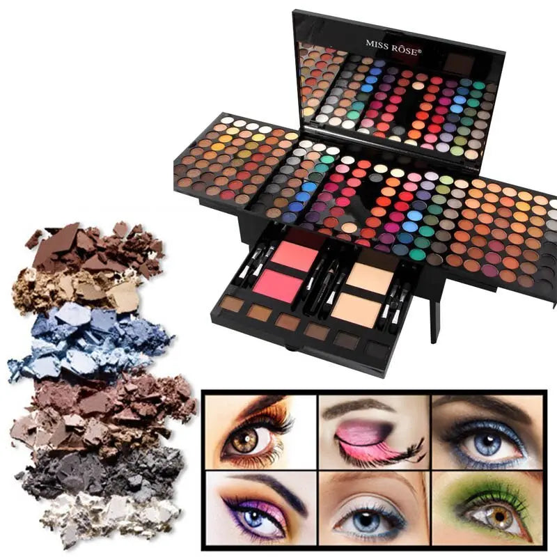 180 Colors Eyes Shadow Blush Set Personalized Piano-shaped Makeup Palette Box - Abysaz Kollectionz