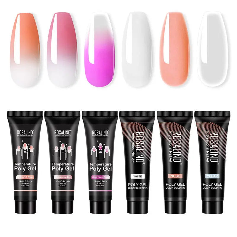 Multi-color mixed nail solid model glue - Abysaz Kollectionz