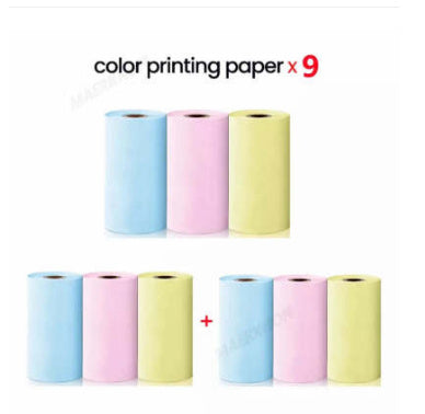 Portable Mini Thermal Label Printer Home Photo Printer Student Wrong Question Printer Bluetooth-compatible Mini Label Printer Price Tag Abysaz Kollectionz