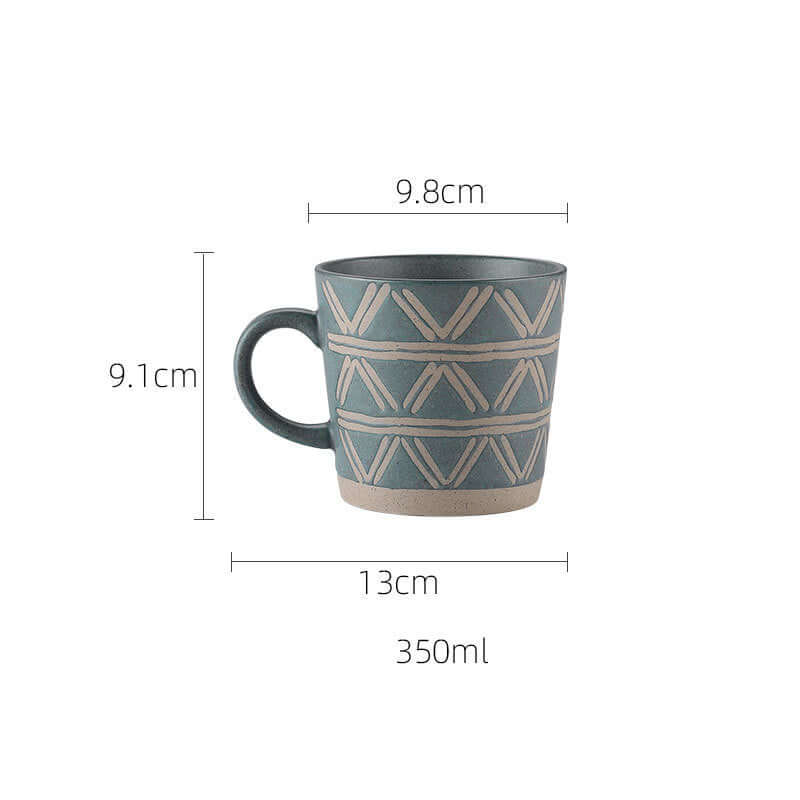 Stoneware Mug Coffee Cup Couple Water Cup Abysaz Kollectionz