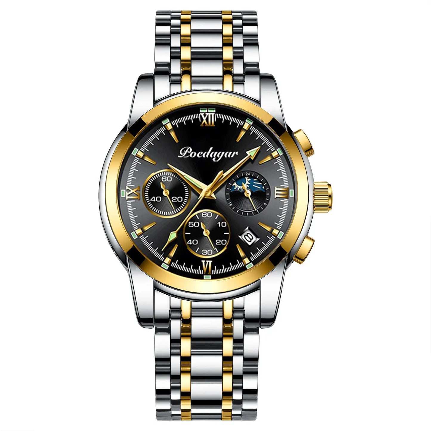 Multifunctional Men's Watch Luminous Waterproof Quartz Wrist Watch - Abysaz Kollectionz