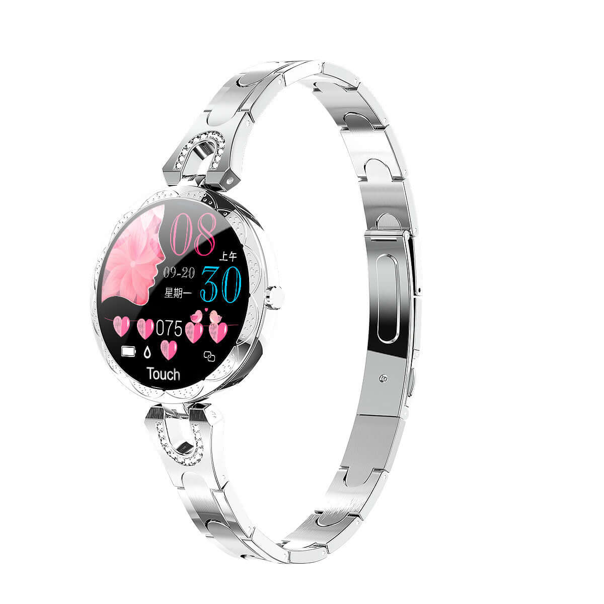 Abysaz Kollectionz Fashion Women's Smart Watch Waterproof Wearable Device Heart Rate Monitor Sports Smartwatch for Women Ladies - Abysaz Kollectionz