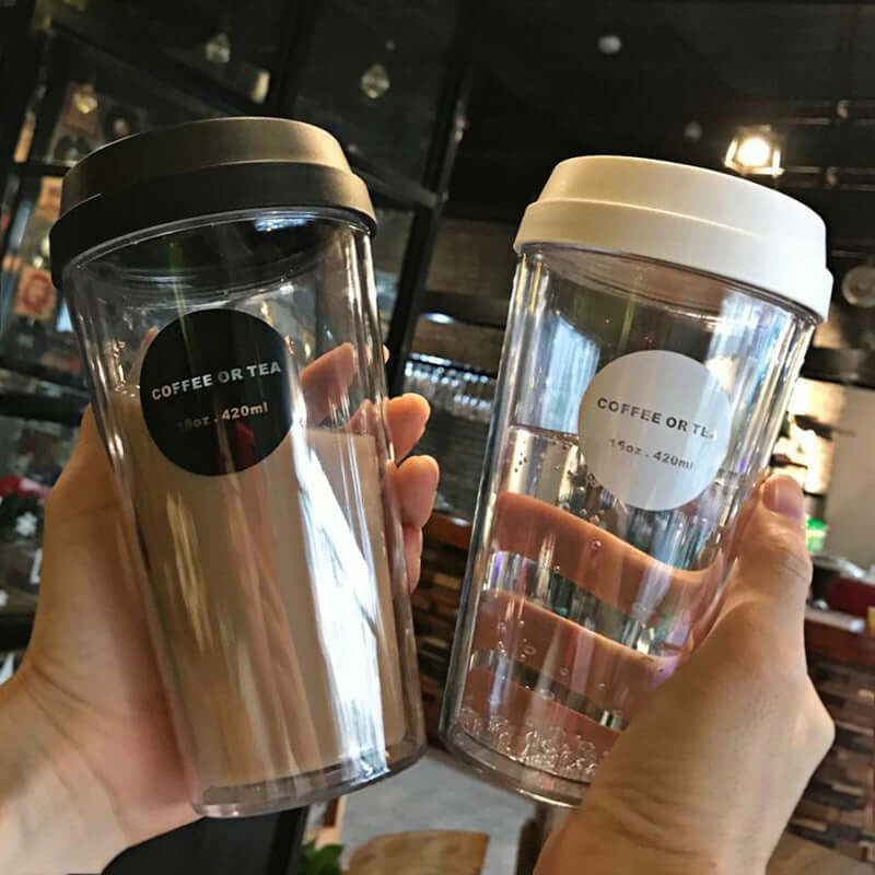 Portable double coffee cup Abysaz Kollectionz