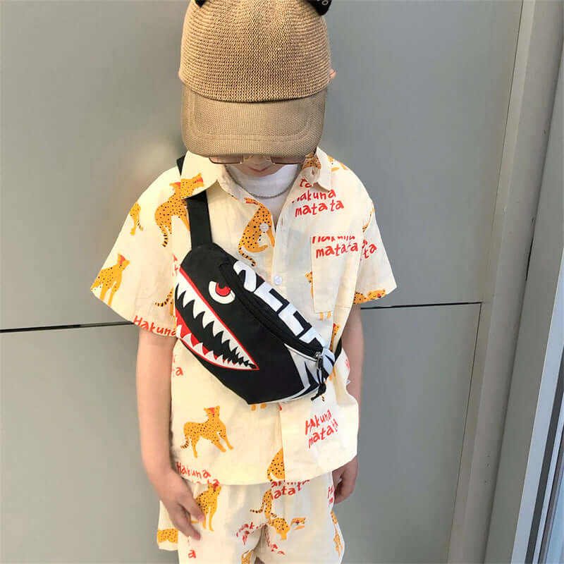 Little Shark Children's Handsome Fashion Trending Chest Bag Abysaz Kollectionz