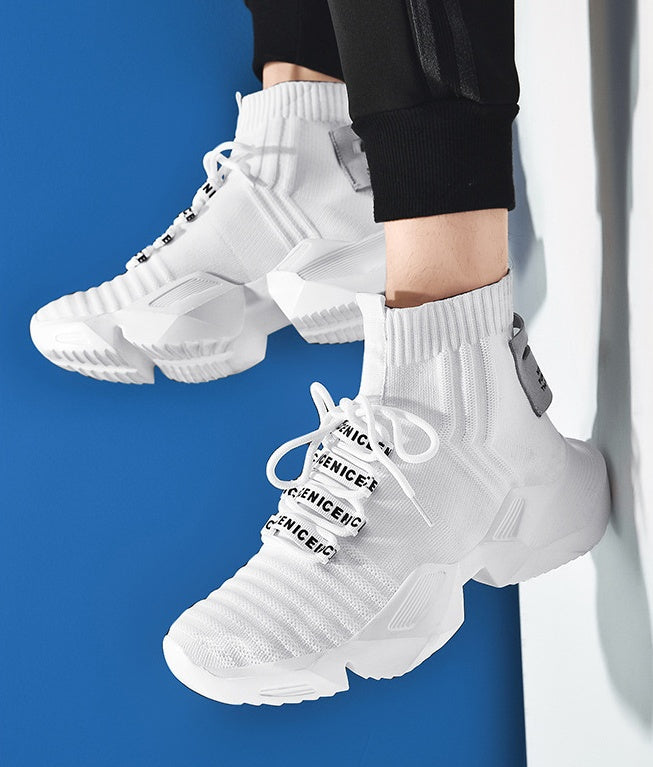 Socks Shoes Daddy Shoes Sports Shoes Men'S Large Size Trendy Shoes Casual Shoes Abysaz Kollectionz