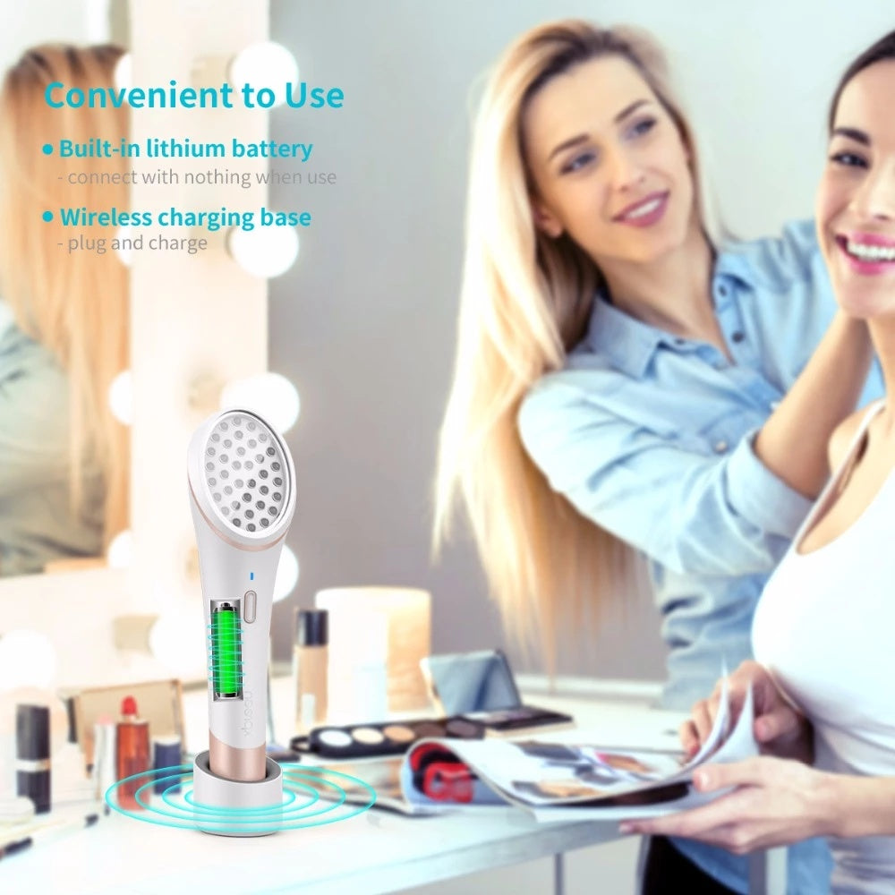 Acne Light Therapy Xpreen Wireless Rechargeable Light Acne Treatment Device Acne Clearing Eraser with Blue Light and Red Light Abysaz Kollectionz