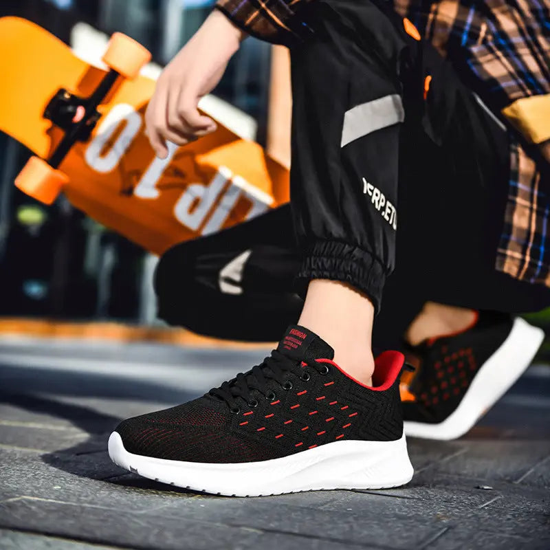 Sports Flying Woven Cold Sticky Ultralight Casual Running Shoes - Abysaz Kollectionz