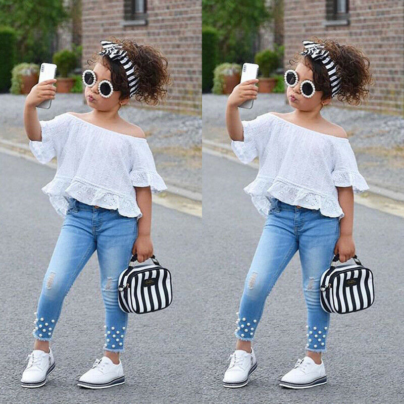 Shirt Shorts Girls Girl Kids Clothes For Baby Set Children Abysaz Kollectionz