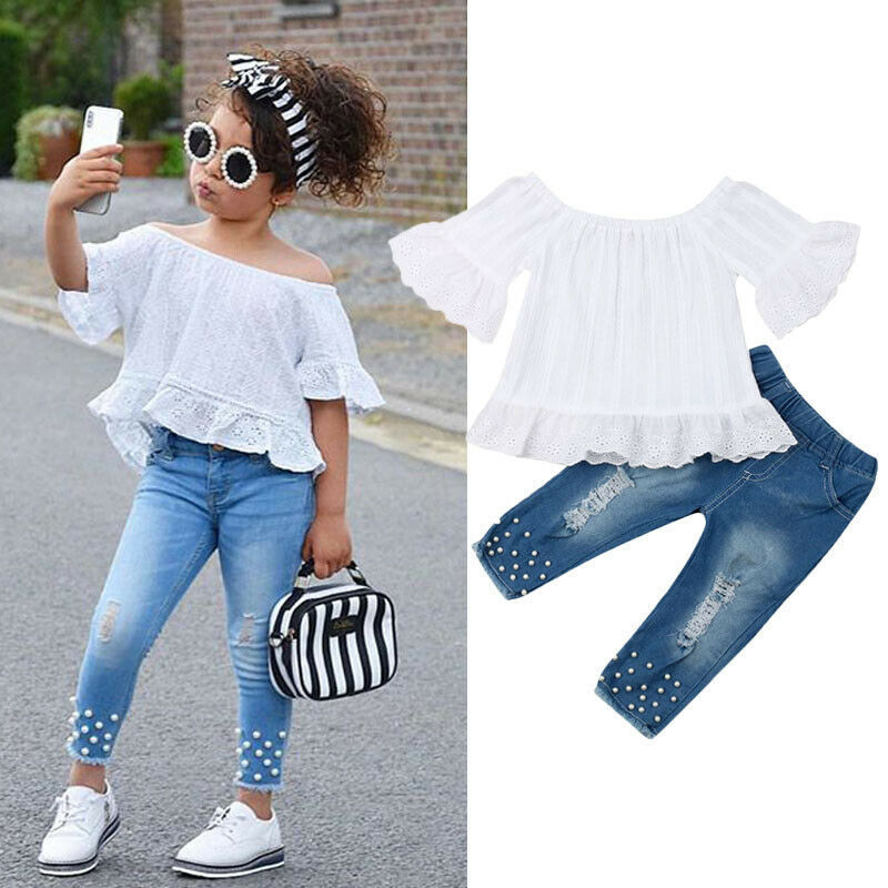 Shirt Shorts Girls Girl Kids Clothes For Baby Set Children Abysaz Kollectionz