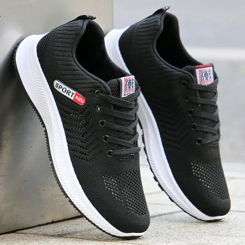 Breathable Mesh Shoes Casual Sports Shoes Deodorant Tide Shoes Non-Slip Running Shoes Work Shoes Men - Abysaz Kollectionz