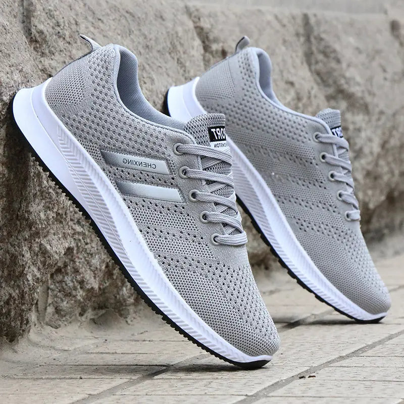 Breathable Mesh Shoes Casual Sports Shoes Deodorant Tide Shoes Non-Slip Running Shoes Work Shoes Men - Abysaz Kollectionz