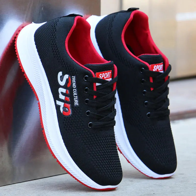 Breathable Mesh Shoes Casual Sports Shoes Deodorant Tide Shoes Non-Slip Running Shoes Work Shoes Men - Abysaz Kollectionz