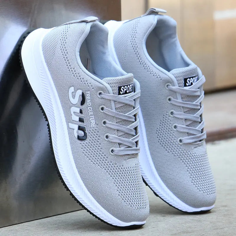 Breathable Mesh Shoes Casual Sports Shoes Deodorant Tide Shoes Non-Slip Running Shoes Work Shoes Men - Abysaz Kollectionz
