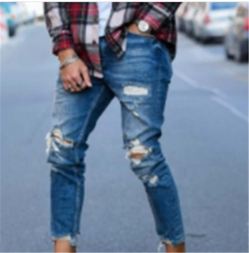 Hole men''s jeans Abysaz Kollectionz