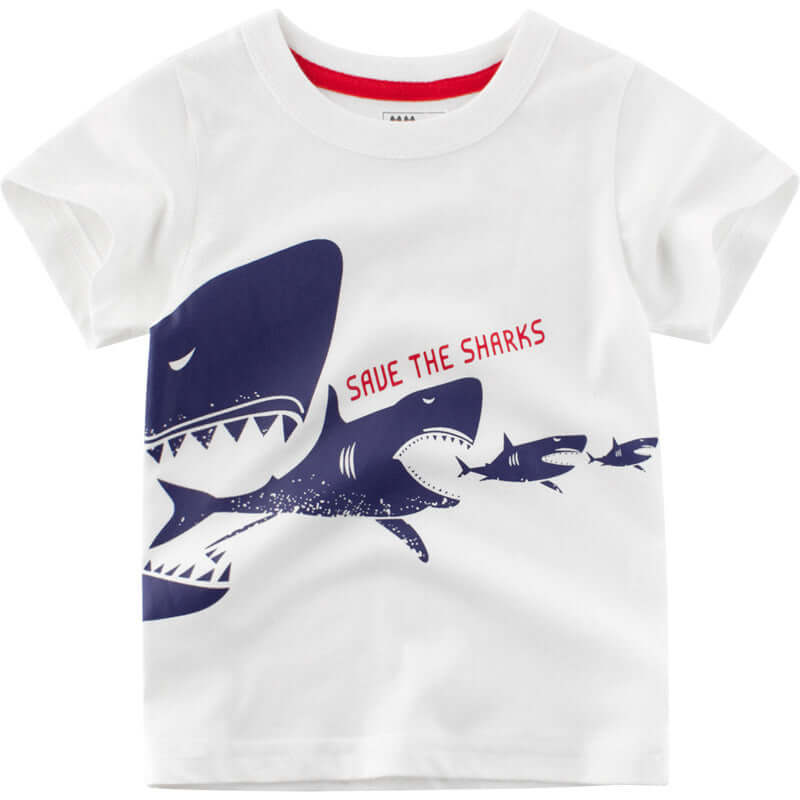 Summer Children's Wear Korean Fashion Children's Short Sleeve T-Shirt Cotton Kids Clothes Summer Boy Half Sleeve Top Abysaz Kollectionz