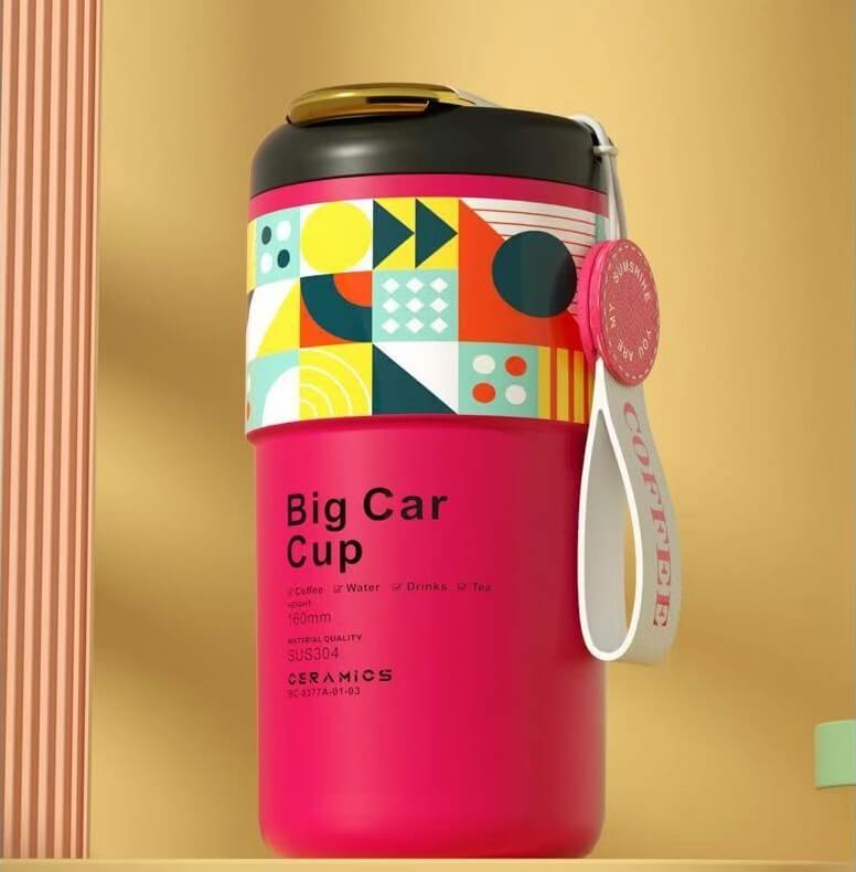 Creative Ceramic Inner Pot Intelligent Temperature Measuring Vacuum Cup Abysaz Kollectionz