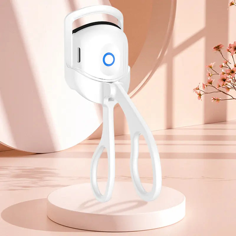 Eyelash Curler Portable Electric Heated Comb Eye Lash Long Lasting Eyelashes Curls Thermal Eyelash Curler Makeup Tools Heated Eyelash Curlers,Rechargeable Electric Eyelash Curler,Handheld Eyelash Heat - Abysaz Kollectionz