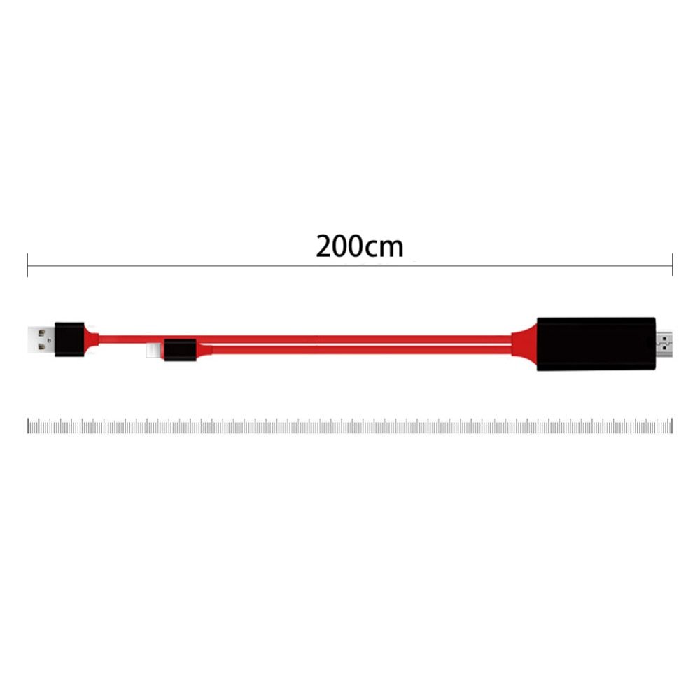 Type-C To HDMI Three In One Mobile Phone Projection Cable - Abysaz Kollectionz