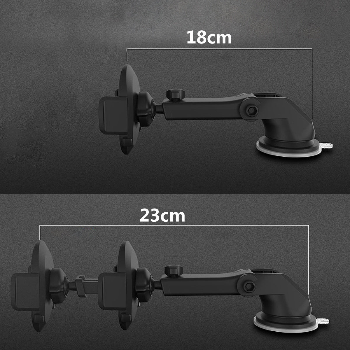 Car Phone Holder Long Rod Telescopic Car Dashboard Suction Cup Type Abysaz Kollectionz