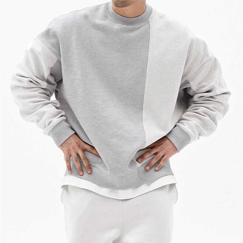 Pullover Round Neck Sweater Loose Men Clothes Abysaz Kollectionz