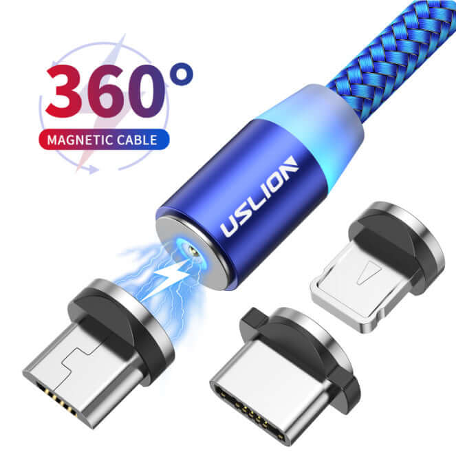 Magnetic USB Cable Fast Charging USB Type C Cable Magnet Charger Abysaz Kollectionz