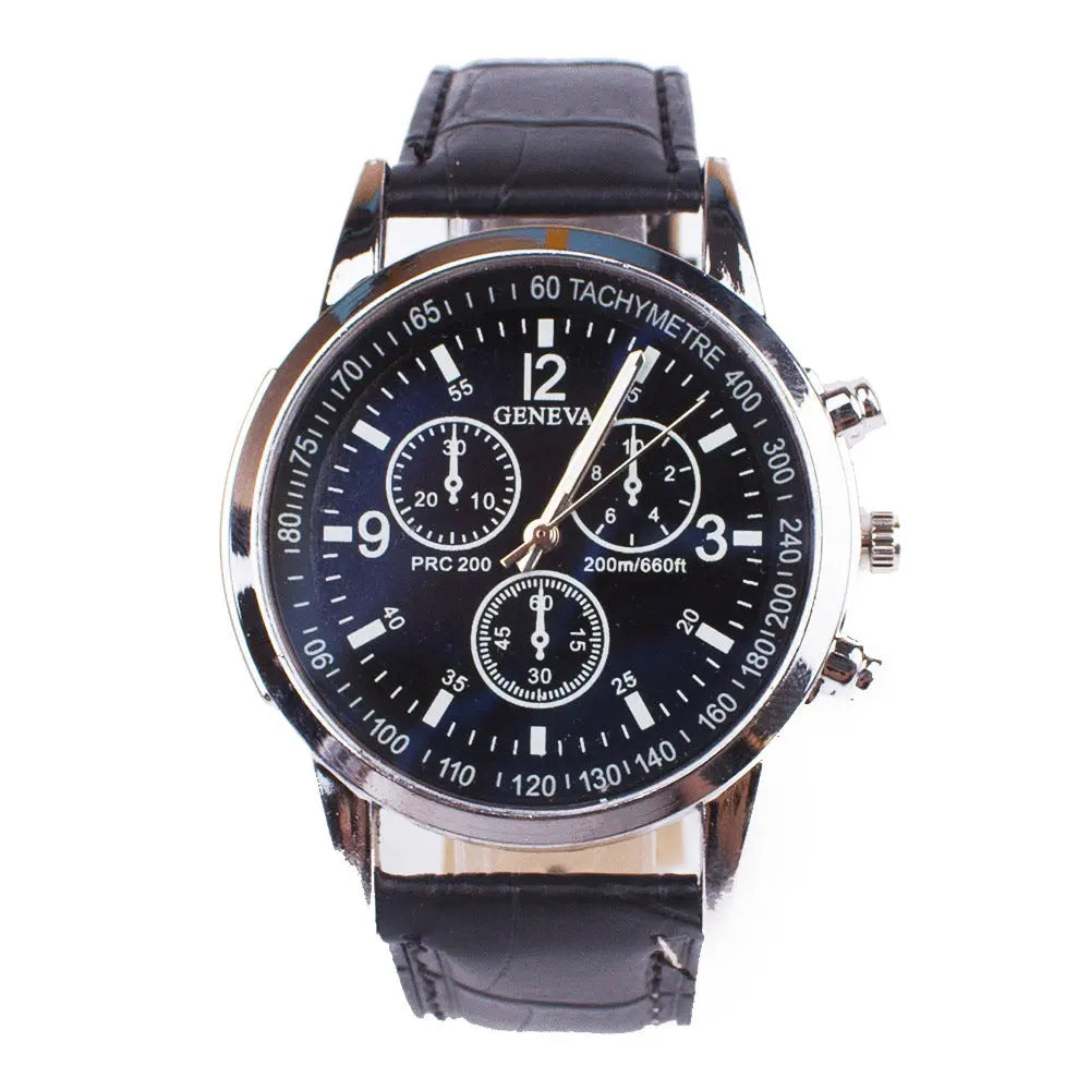 Blue Light Glass Wrist Watch Men New Watches - Abysaz Kollectionz
