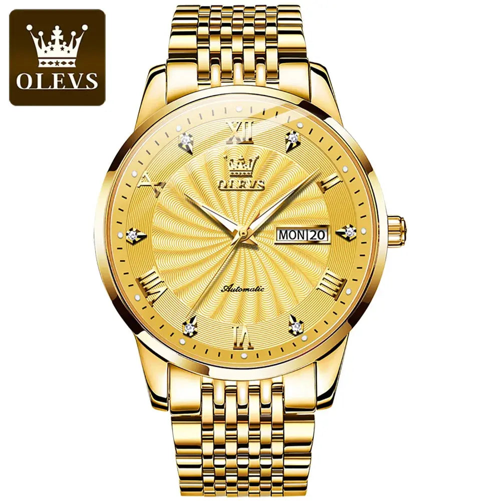 Top Brand Luxury Watch for Men Automatic Movement Mechanical Male Wristwatch Waterproof Stainless Steel Men'S Watches