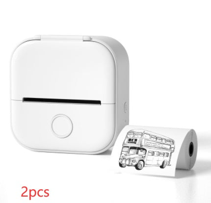 Portable Mini Thermal Label Printer Home Photo Printer Student Wrong Question Printer Bluetooth-compatible Mini Label Printer Price Tag Abysaz Kollectionz