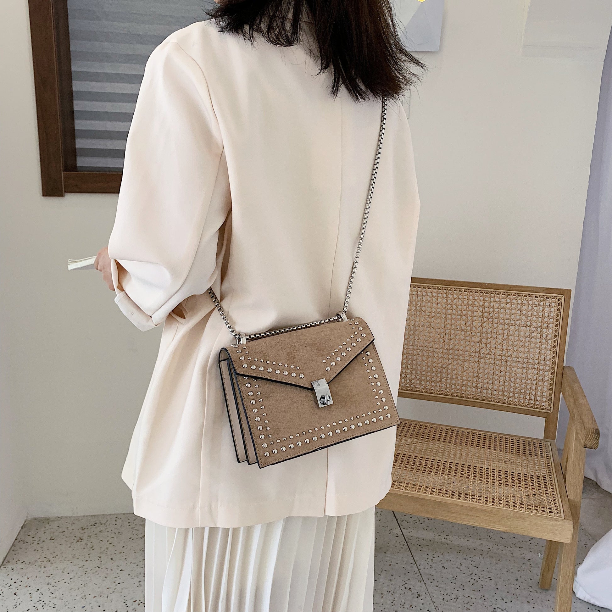 Leather Scrub Small Shoulder Messenger Bags For Women - Abysaz Kollectionz