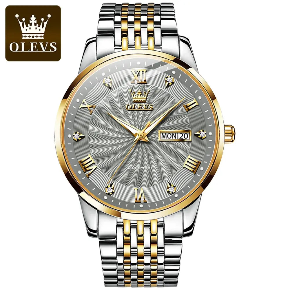Top Brand Luxury Watch for Men Automatic Movement Mechanical Male Wristwatch Waterproof Stainless Steel Men'S Watches