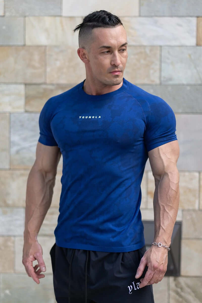 Workout Clothes Camouflage Sports T-shirt Men Abysaz Kollectionz
