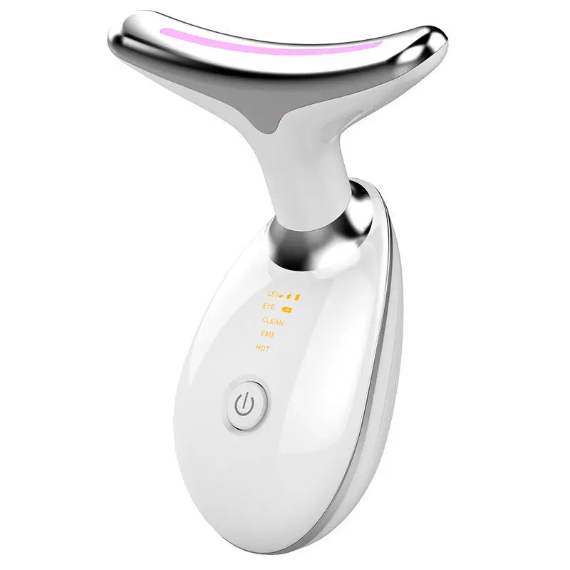 EMS Thermal Neck Lifting And Tighten Massager Electric Microcurrent Wrinkle Remover - Abysaz Kollectionz