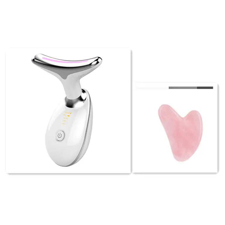 EMS Thermal Neck Lifting And Tighten Massager Electric Microcurrent Wrinkle Remover - Abysaz Kollectionz