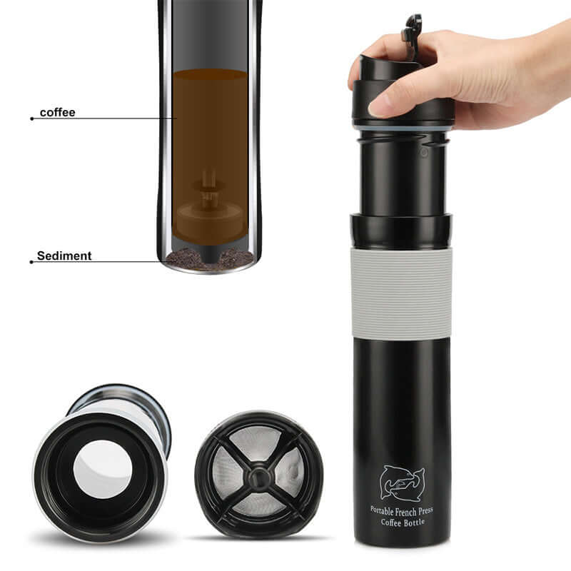 Portable Coffee Pot Outdoor Sports Coffee Cup Abysaz Kollectionz
