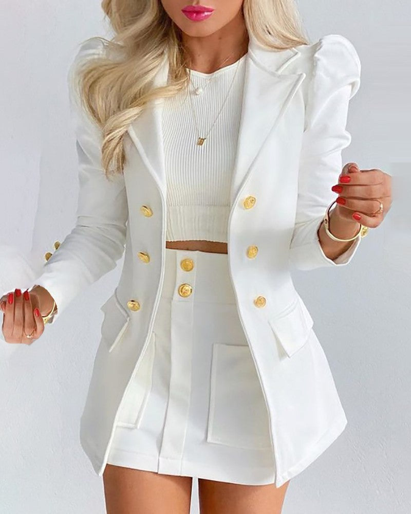 Fashion Solid Color Casual Suits Women's Abysaz Kollectionz