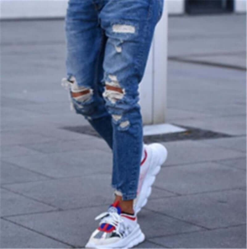 Hole men''s jeans - Abysaz Kollectionz