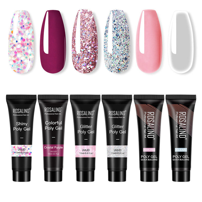 Multi-color mixed nail solid model glue Abysaz Kollectionz