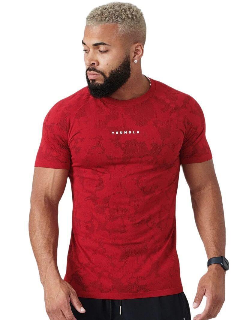 Workout Clothes Camouflage Sports T-shirt Men Abysaz Kollectionz