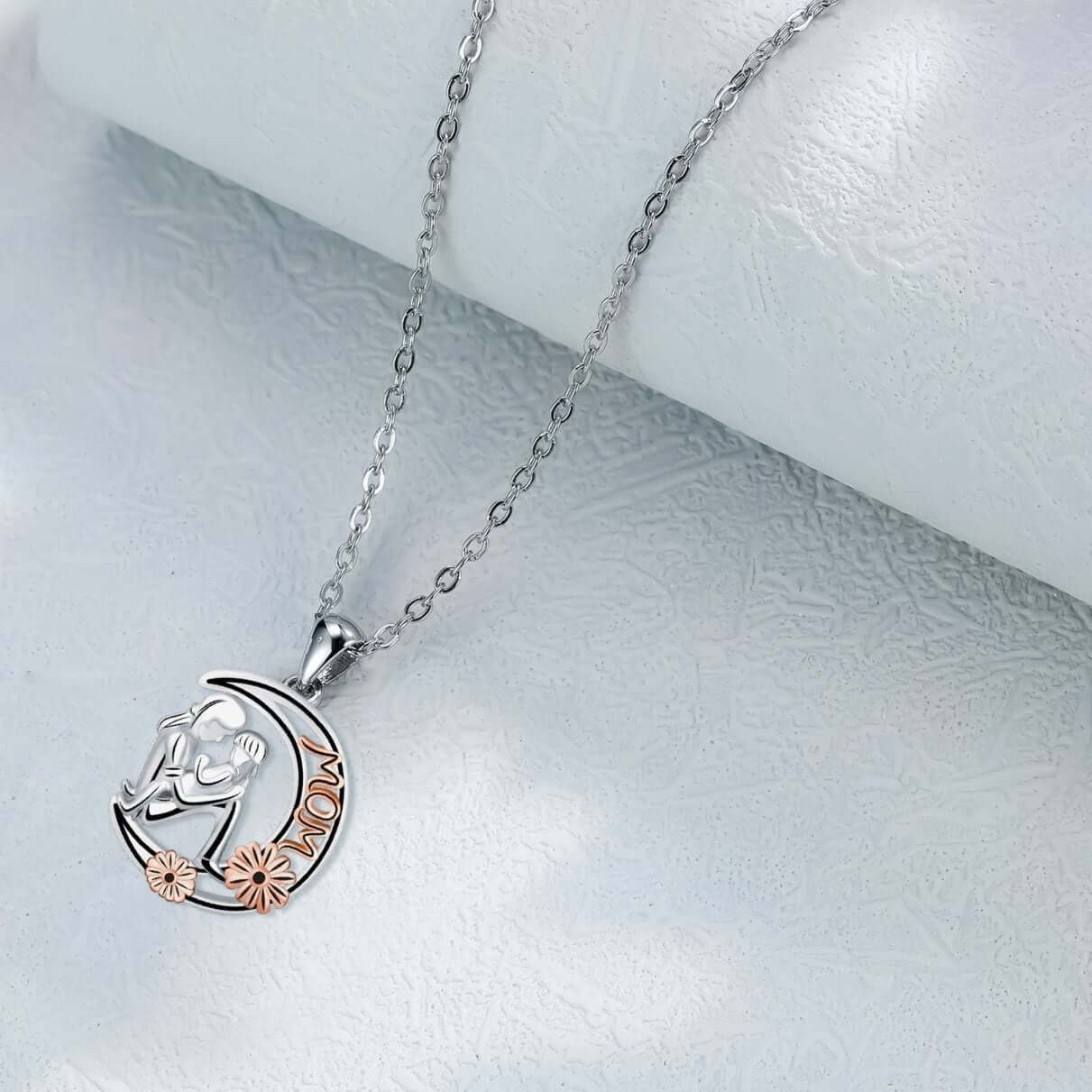 Moon Gentle Necklace High-grade Mom Accessories Jewellery Abysaz Kollectionz