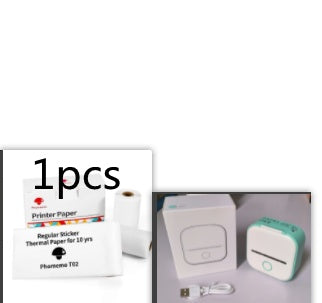 Portable Mini Thermal Label Printer Home Photo Printer Student Wrong Question Printer Bluetooth-compatible Mini Label Printer Price Tag Abysaz Kollectionz