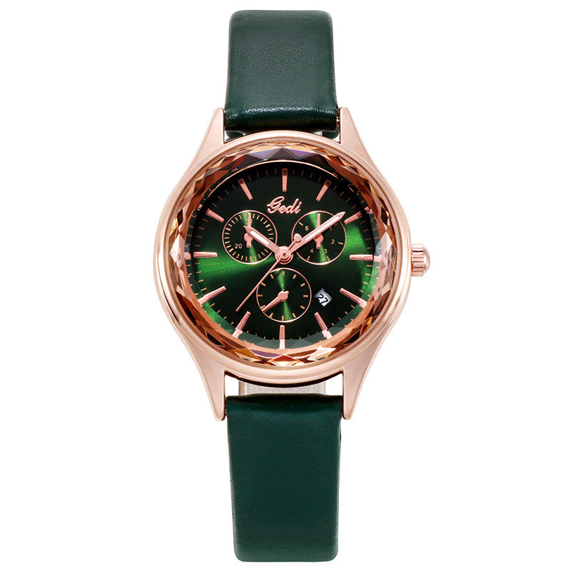 Casual Women's Student Quartz Calendar Wrist Watch Abysaz Kollectionz
