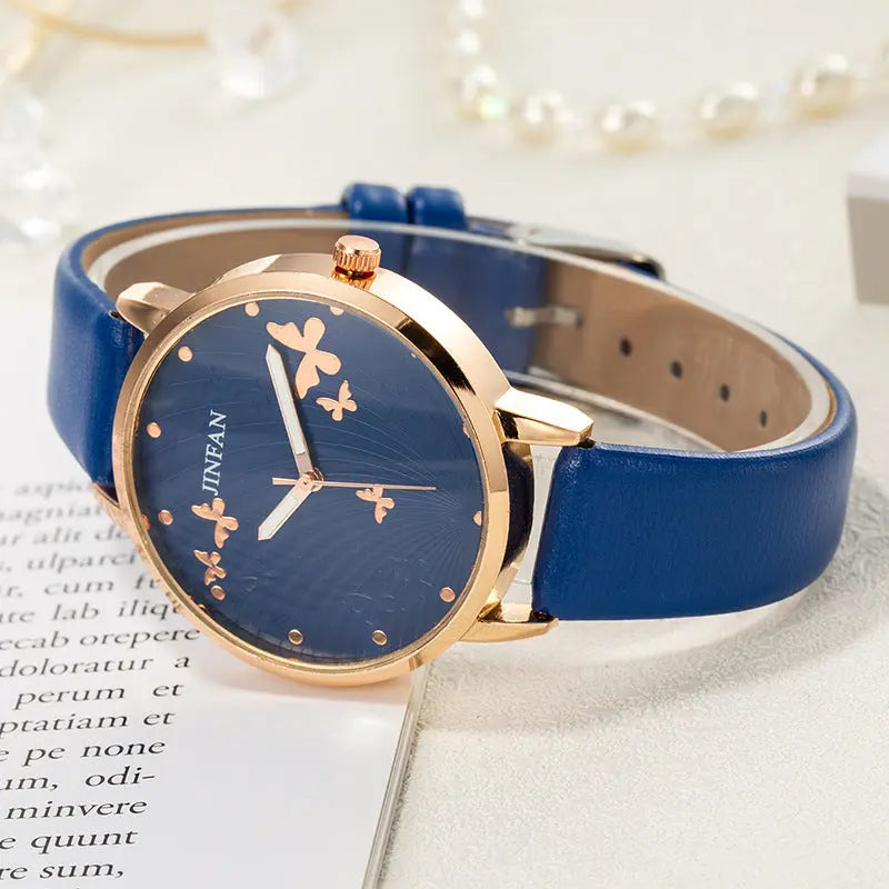 Casual Student Sweet Butterfly Wrist Watch - Abysaz Kollectionz