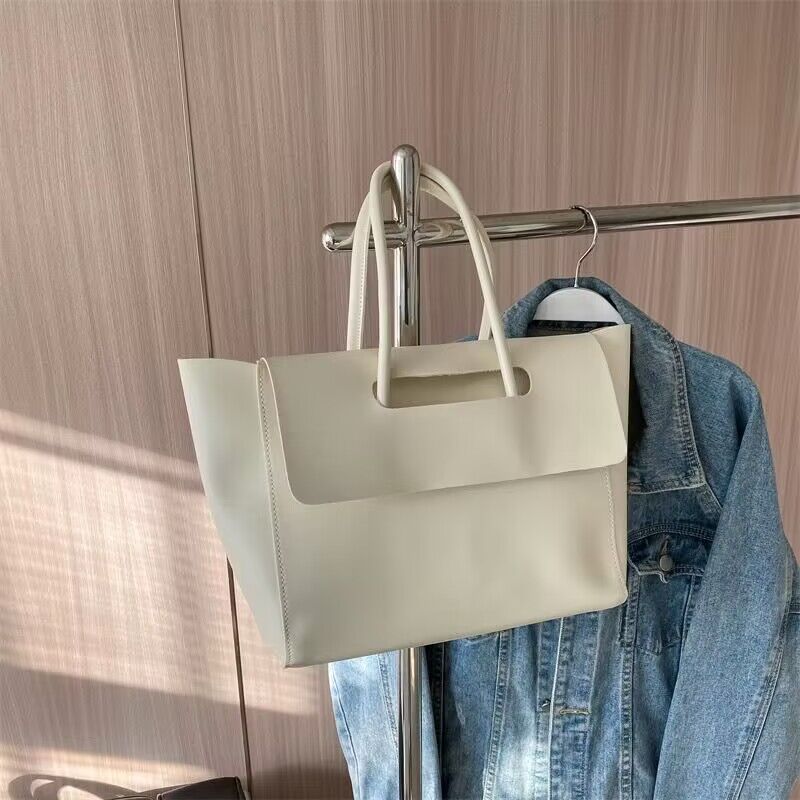 Fashion Women Shoulder Bags Large Capacity Handbags Simple Retro Tote Bags Solid Color Famous Brand High Quality Bags - Abysaz Kollectionz