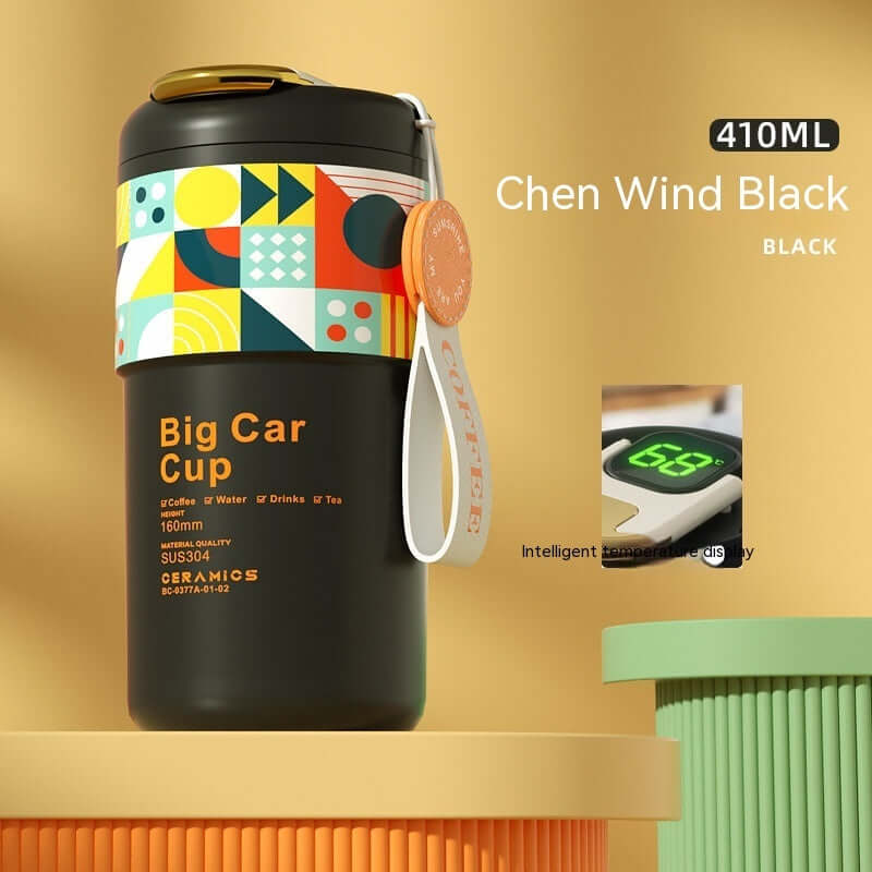 Creative Ceramic Inner Pot Intelligent Temperature Measuring Vacuum Cup - Abysaz Kollectionz