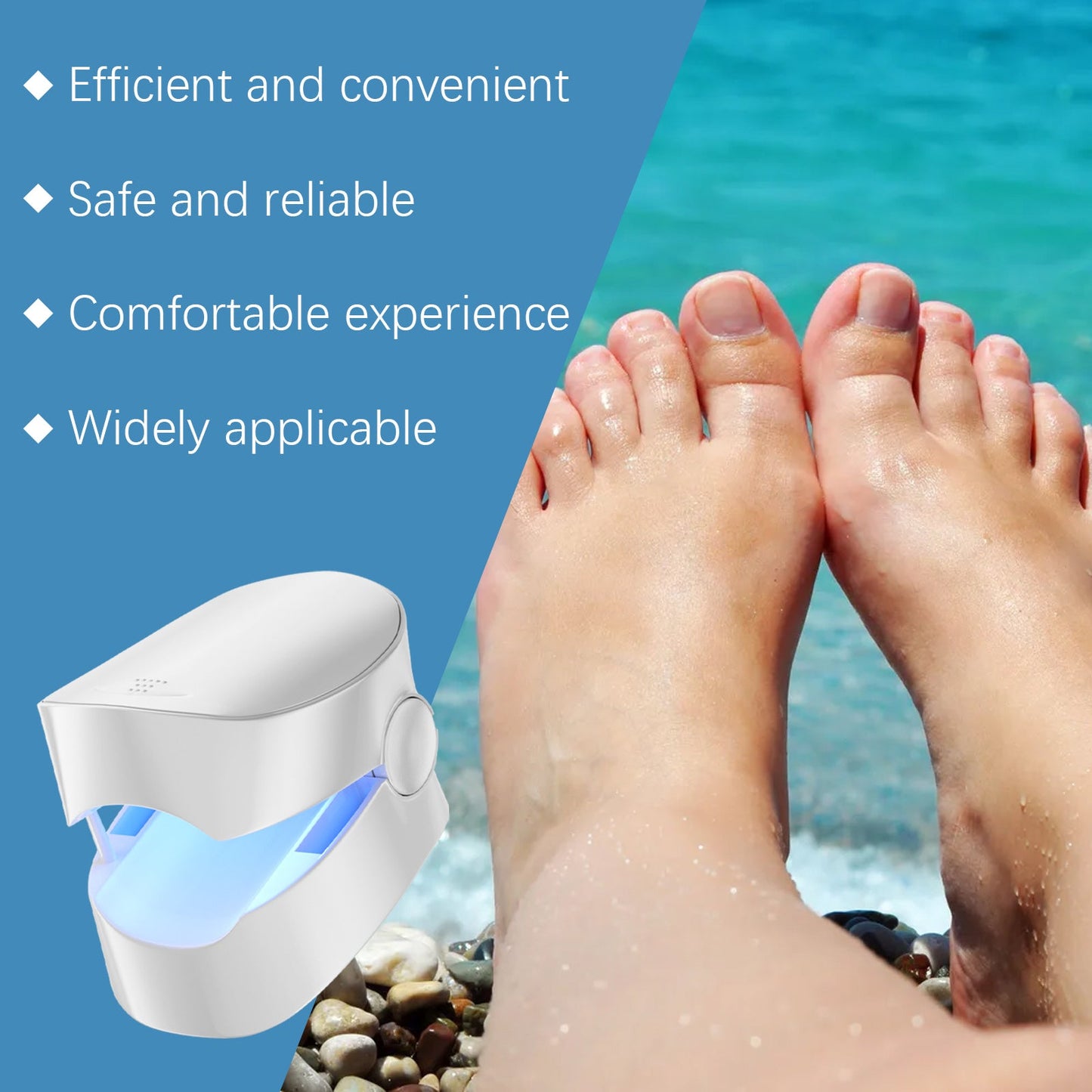 EOHOE Nail Repair Device Gentle Repair Of Nail Edge Rotten Nails, Nail Care, Cleaning And Polishing Nail Surface Care Device Abysaz Kollectionz
