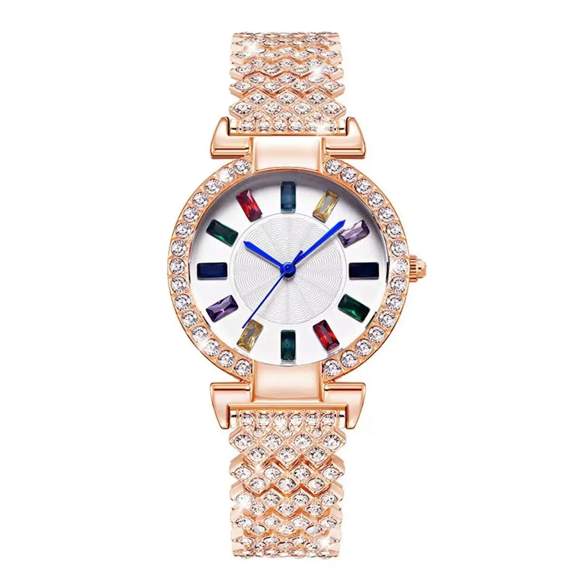 Full Diamond Quartz Bracelet Watch Fashion All-match Fashion Wrist Watch - Abysaz Kollectionz